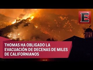 Feroz incendio en California crece y fuerza más evacuaciones