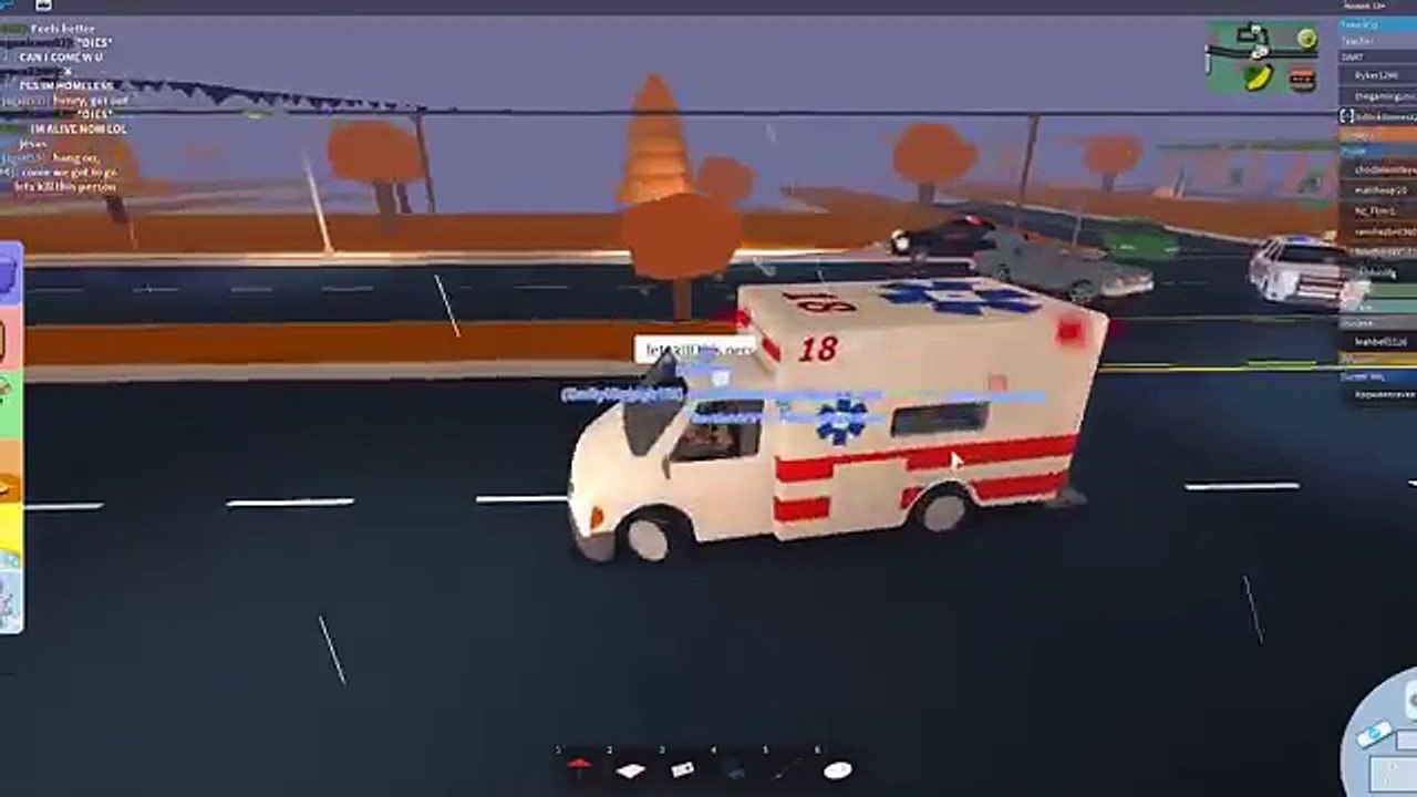 Their Roblox roleplay went BAD after I threw them off the cliff..