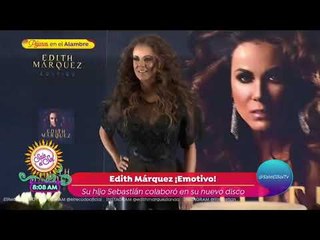 Edith Márquez lanzó su nuevo álbum musical | Sale el Sol