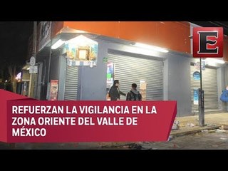 Jóvenes intentan saquear comercios en Ecatepec, Edomex