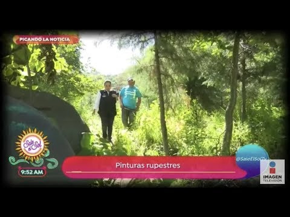 Picando la noticia: las pinturas rupestres bajo las faldas del Popocatépetl  | Sale el Sol