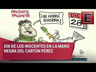 Inocente palomita en la Mano Negra del Cartún Pérez
