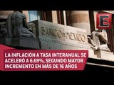 Prevé Banxico que inflación supere el 6.63 por ciento en 2017