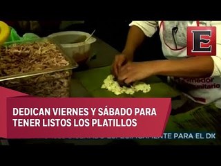En comedor comunitario elaboran parte de la cena navideña para el Zócalo capitalino