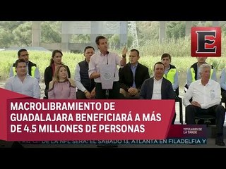 Peña Nieto inaugura Macrolibramiento de Guadalajara