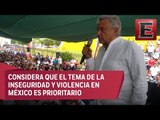 López Obrador promete acabar con el narco en tres años