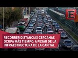 La CDMX es la peor en recorridos viales