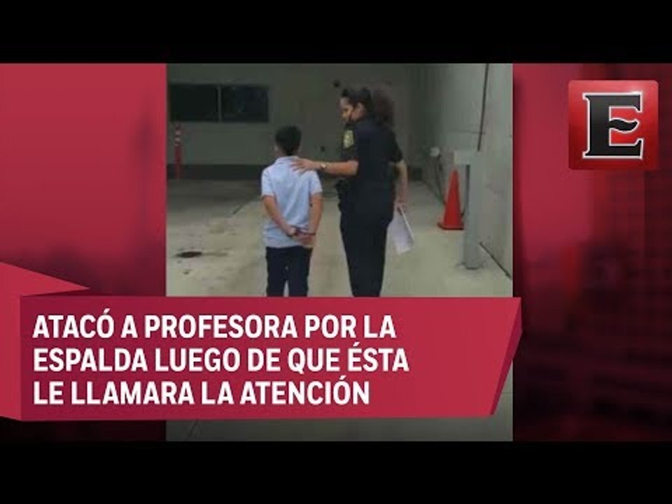 Niño de siete años es detenido por atacar a maestra en Miami