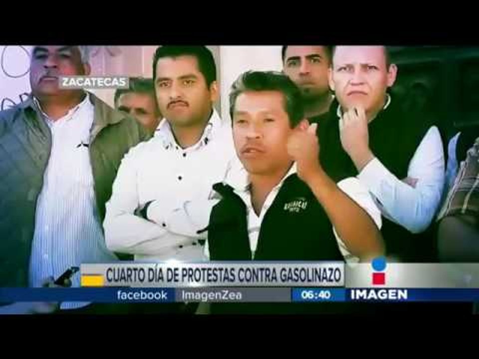 Cuarto día de protestas contra gasolinazo