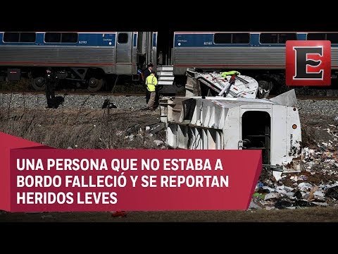 Choca tren con legisladores republicanos en EU; al menos un muerto