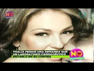 Thalía pierde demanda que le interpuso un laboratorio farmacéutico