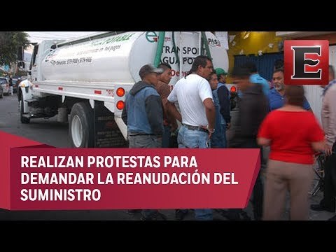 Habitantes de Ecatepec siguen sin agua potable