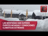 Decenas de turistas varados en los Alpes suizos por riesgo de avalancha