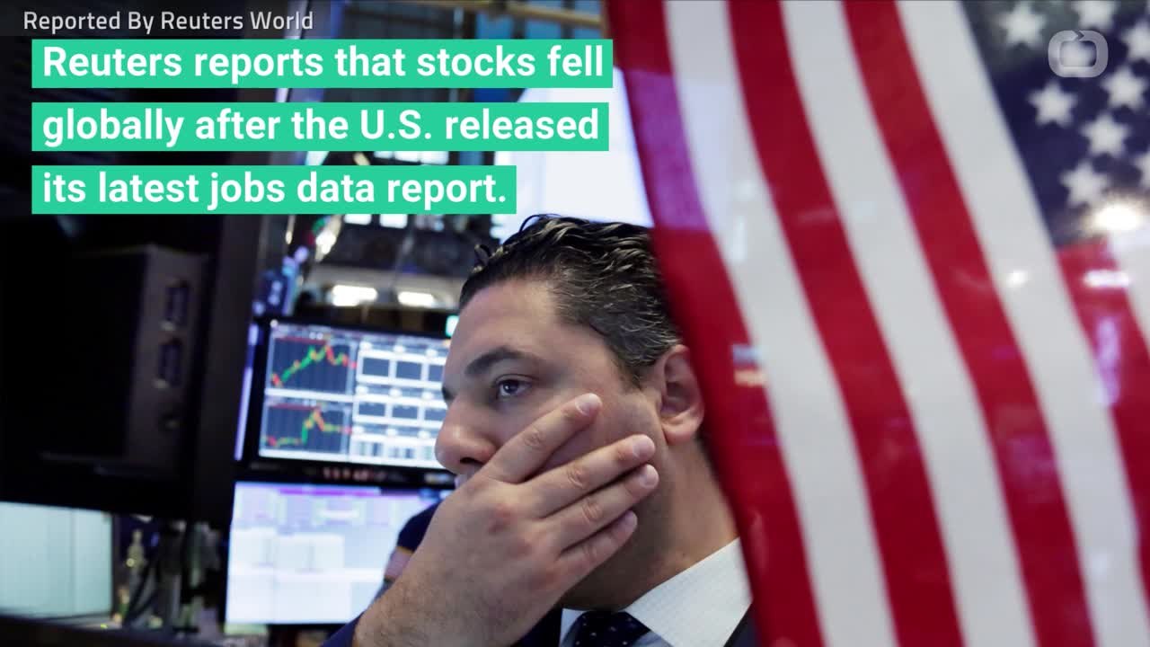U.S. Jobs Data Causes Stocks To Fall Worldwide video Dailymotion