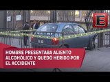 Automovilista ebrio choca contra las rejas de la Basílica de Guadalupe