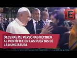 Papa Francisco llega a la Nunciatura Apostólica en Chile