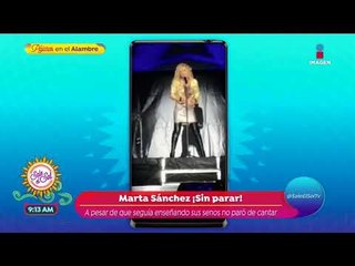 ¡Marta Sánchez dejó poco a la imaginación por accidente con su vestuario! | Sale el Sol