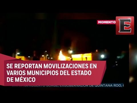 ÚLTIMA HORA: Reportan saqueos y enfrentamientos en Zumpango