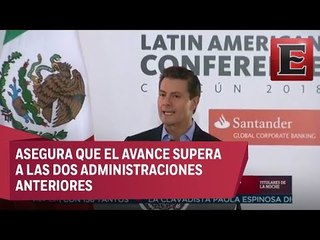 EPN destaca combate a la pobreza durante su administración