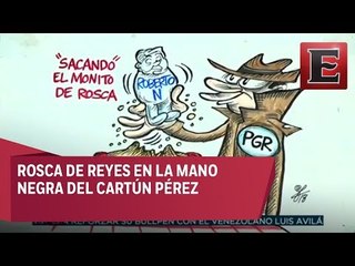 Monito de rosca en la Mano Negra del Cartún Pérez