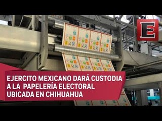 Inicia INE producción del papel seguridad para boletas electorales