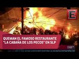 Breves nacionales: Incendian restaurante en la capital de SLP