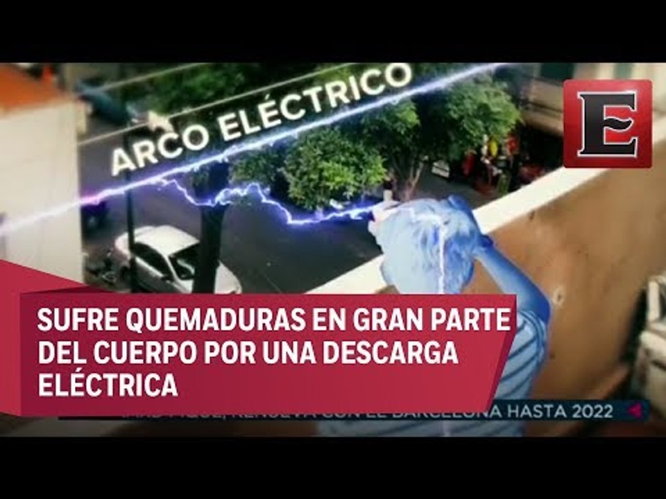 Adolescente electrocutado por una instalación fuera de norma de la CFE