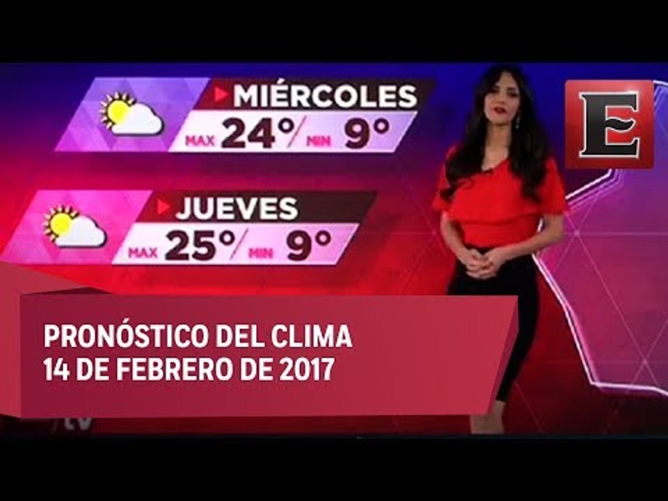 Clima para hoy 14 de febrero de 2018