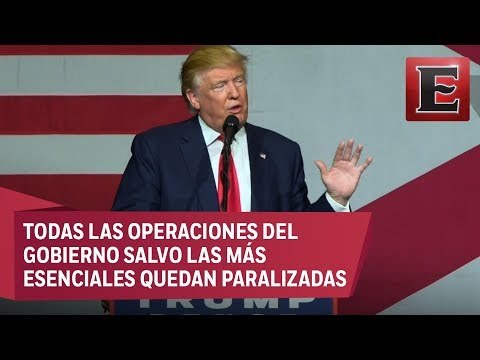 Trump acusa a demócratas por cierre parcial de su gobierno