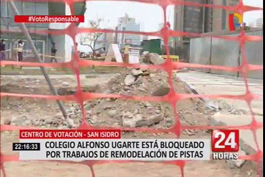 Alrededores de colegio Alfonso Ugarte continúan en mal estado a días de las Elecciones 2018