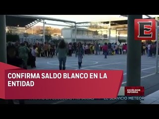 Antonio Gali informa sobre el sismo en Puebla