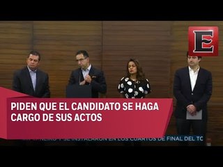 Conferencia de prensa del PRI sobre las acusaciones contra Ricardo Anaya