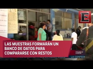 Familiares de desaparecidos en Guerrero dejan muestras de ADN