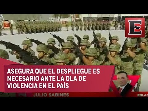 Julio Sabines habla sobre posible despliegue de las fuerzas armadas en México