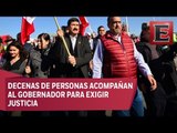 Caravana de Javier Corral avanza sin contratiempos en Ciudad Juárez