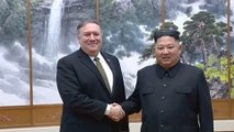 NKorea state TV shows Pompeo and Kim's meeting