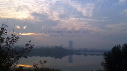 Красивый вид на реку, Харьков