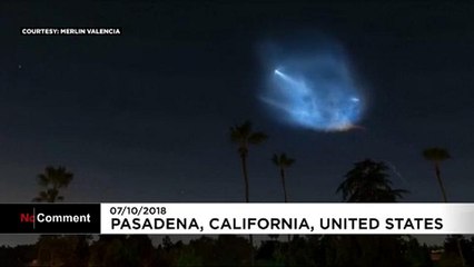 Sarki fény Kalifornia felett