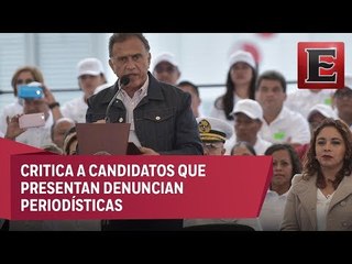 Veracruzanos no votarán por candidatos que ofrecen perdonar a delincuentes: Yunes