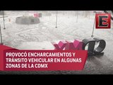 Alerta amarilla a seis delegaciones por granizo y lluvia