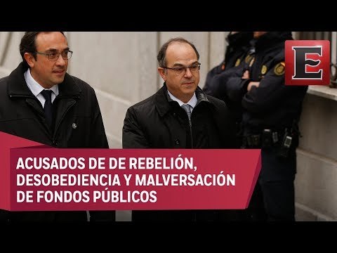 Justicia española procesa a los principales líderes separatistas de Cataluña