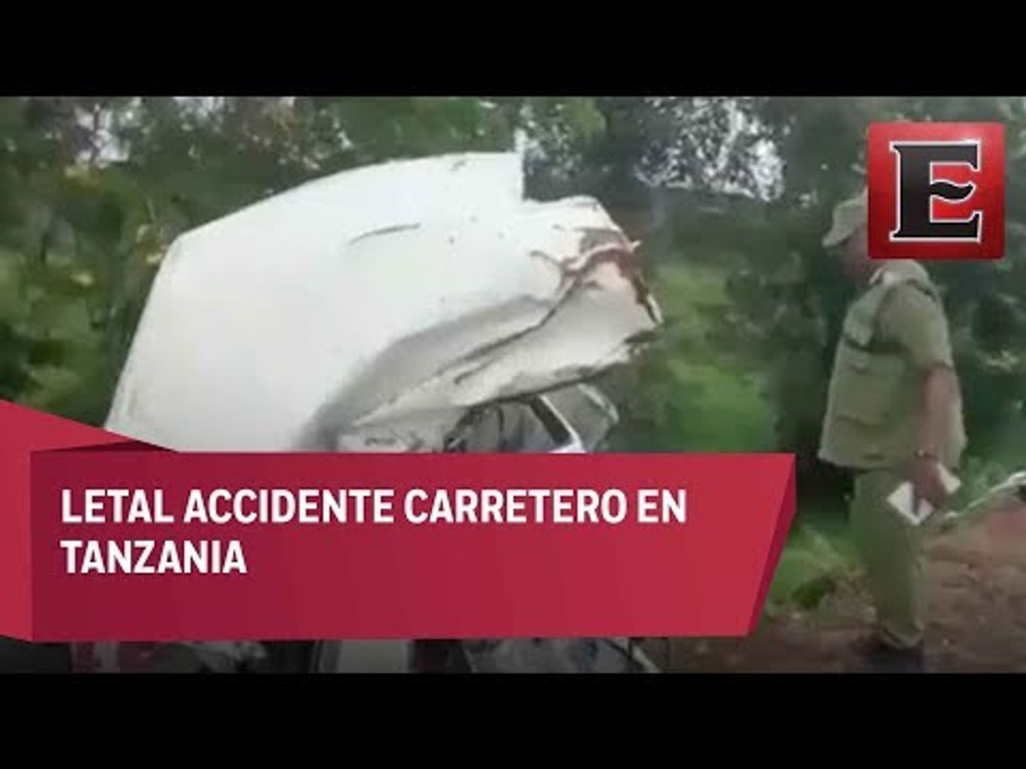 ⁣Choque carretero deja 26 muertos en Tanzania