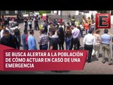 Neza pone en operación alerta sísmica con simulacro