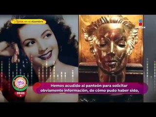 Heredero de María Félix habla del robo a la tumba de 'La Doña' | Sale el Sol