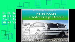 D.O.W.N.L.O.A.D [P.D.F] MINIVAN Coloring Book For Adults Relaxation: MINIVAN  sketch coloring
