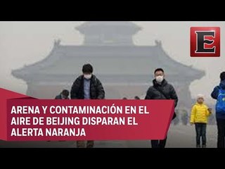 Beijing entra en alerta naranja por contaminación