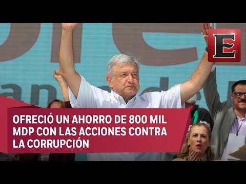 AMLO promete reducir sueldos 'a los de arriba' para aumentárselos 'a los de abajo'