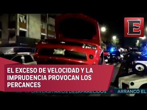 Reporte nocturno: Cinco accidentes viales en la CDMX sin víctimas mortales