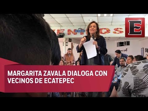 Margarita Zavala presenta plan contra feminicidios en Ecatepec