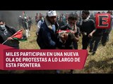 LO ÚLTIMO: Un palestino muerto y varios heridos por protestas en frontera de Gaza e Israel